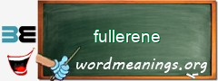 WordMeaning blackboard for fullerene